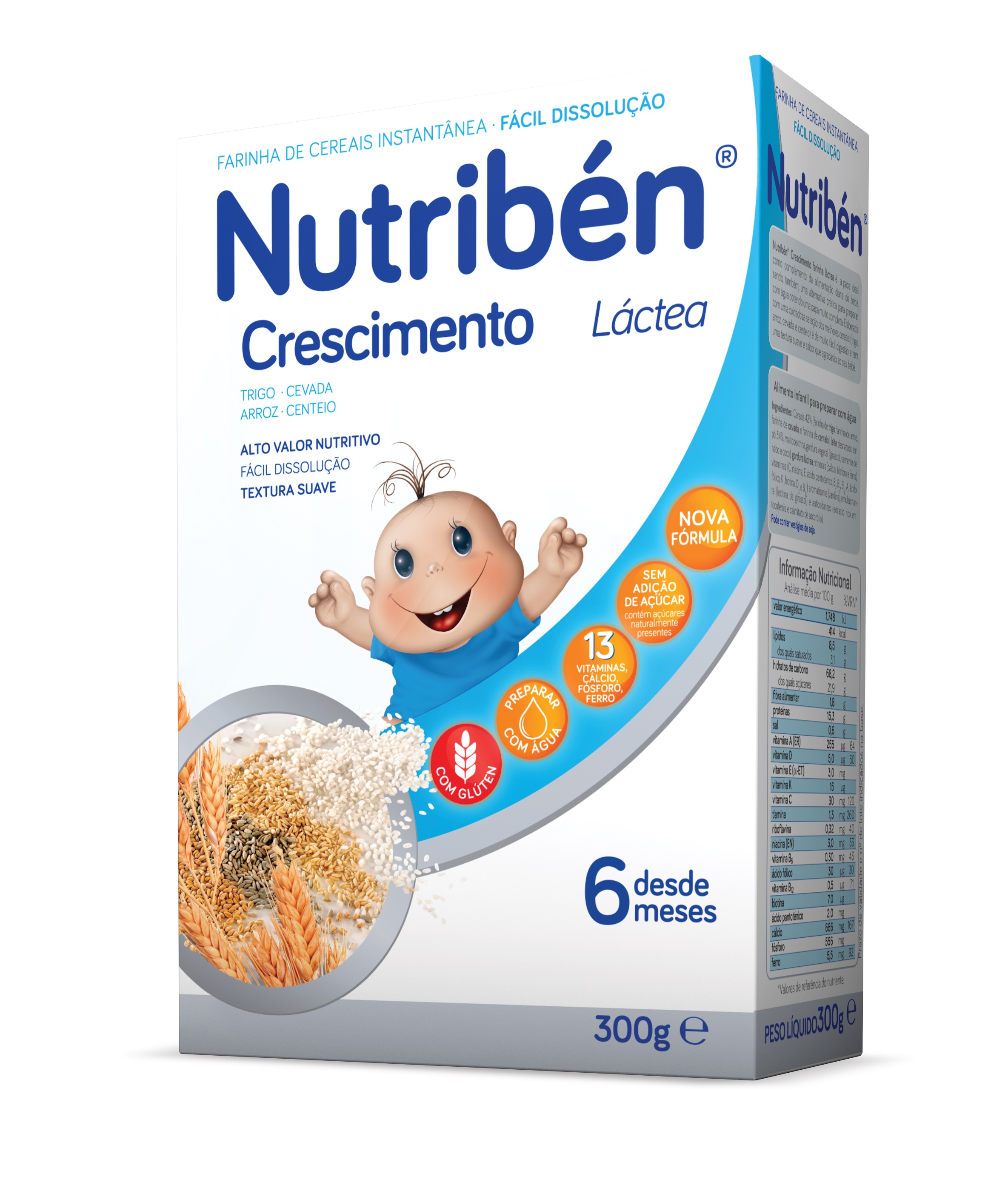 FARINHA NUTRIBEN CRESCIMENTO LA 300 GRS